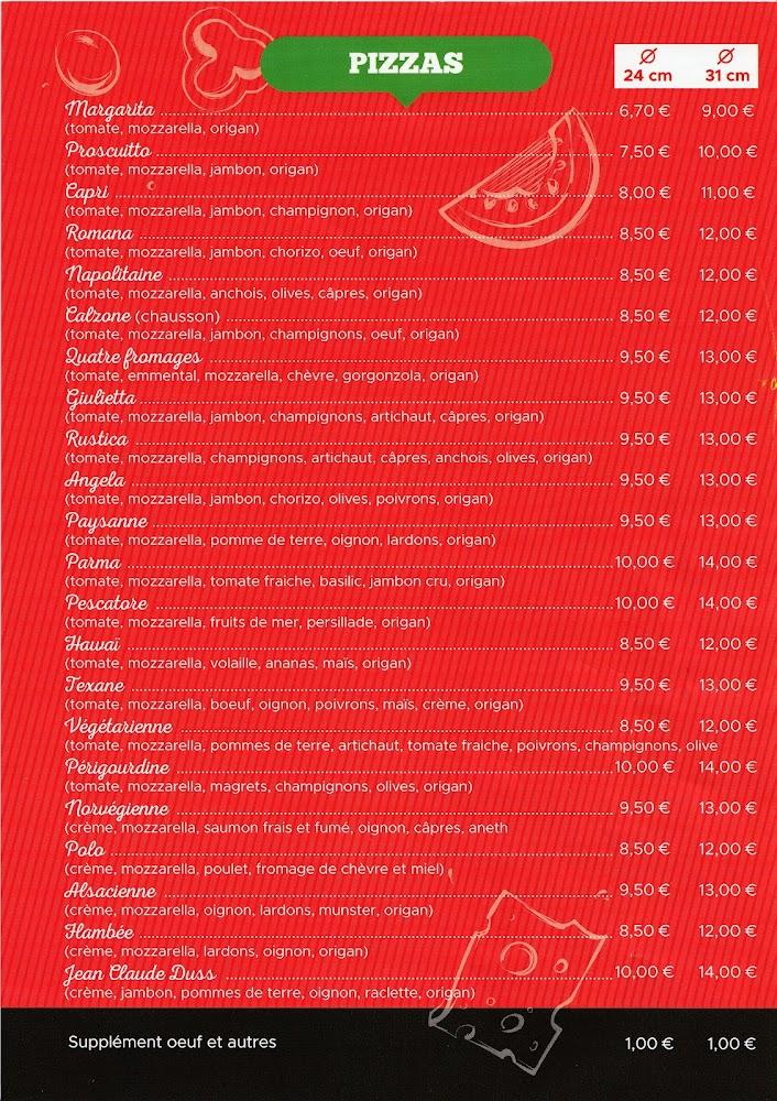 Pizza Giulietta - Menu Image 2
