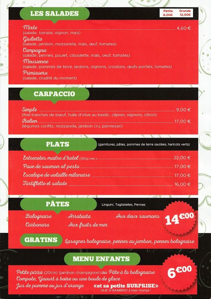 Pizza Giulietta - Menu Image 4